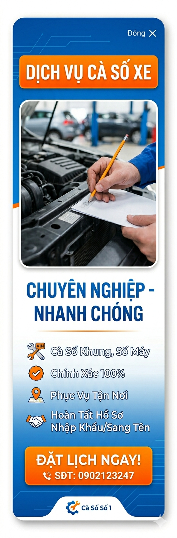 Dán thẻ chuẩn kĩ thuật