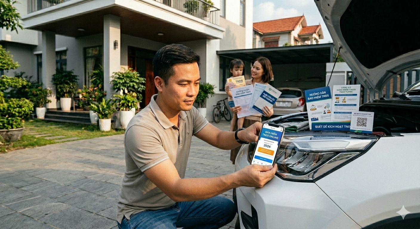 🛡️ QUY ĐỊNH MỚI NHẤT VỀ BẢO HIỂM TNDS BẮT BUỘC: MỨC PHẠT & QUYỀN LỢI CHI TRẢ NĂM 2026 📜