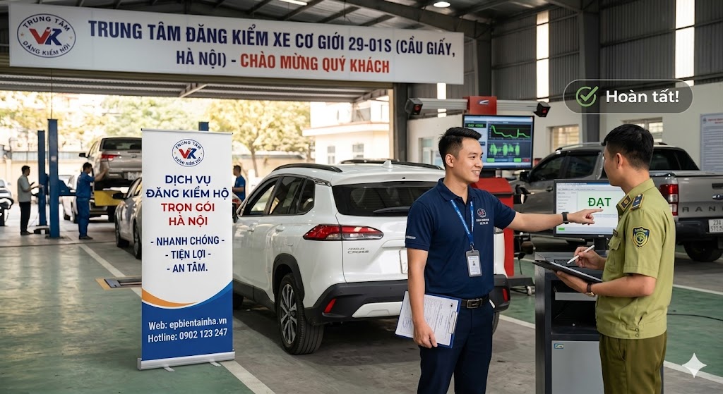 Dịch Vụ Đăng Kiểm Hộ Trọn Gói