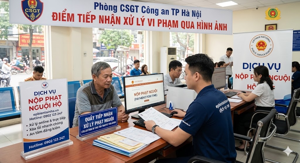 🚨 Dịch Vụ Xử Lý & Nộp Phạt Nguội Hộ